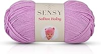 Vista 52 de Sensy Softee Hilo para Bebé, 3.5 oz, 275 yardas, Gauge 3 Light (Almendra)