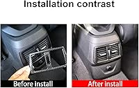 Vista 2 de YIWANG - Cubierta de ventilación trasera de fibra de carbono para BMW Serie 2 Gran Tourer F45 F46 218i 2014 2015 2016 2017 2018 Accesorios de coche