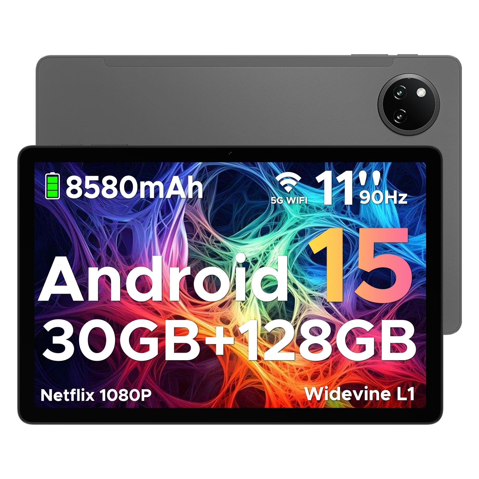 DOOGEE Tab A9 Pro+ Android 15 Tablet, 11 Inch Tablets with 90Hz HD