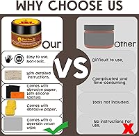 Vista 5 de Kit de bolígrafo de pasta de quemado de madera, gel de combustión de madera de 4 onzas, kit de marcador de quemadura de madera de doble cara