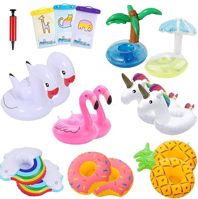 LATERN 14 Piezas Soporte Inflable para Bebidas