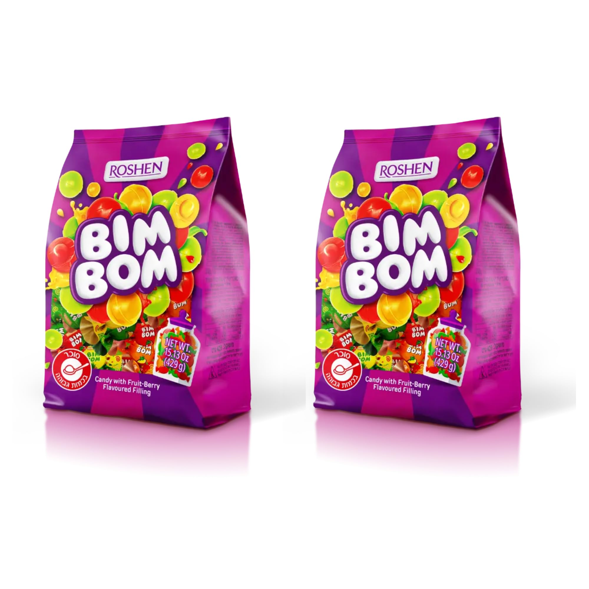 菓子 Bim bim Amazon.com : Roshen Bim Bom Hard Candy, 15.13 Ounce | Assorted