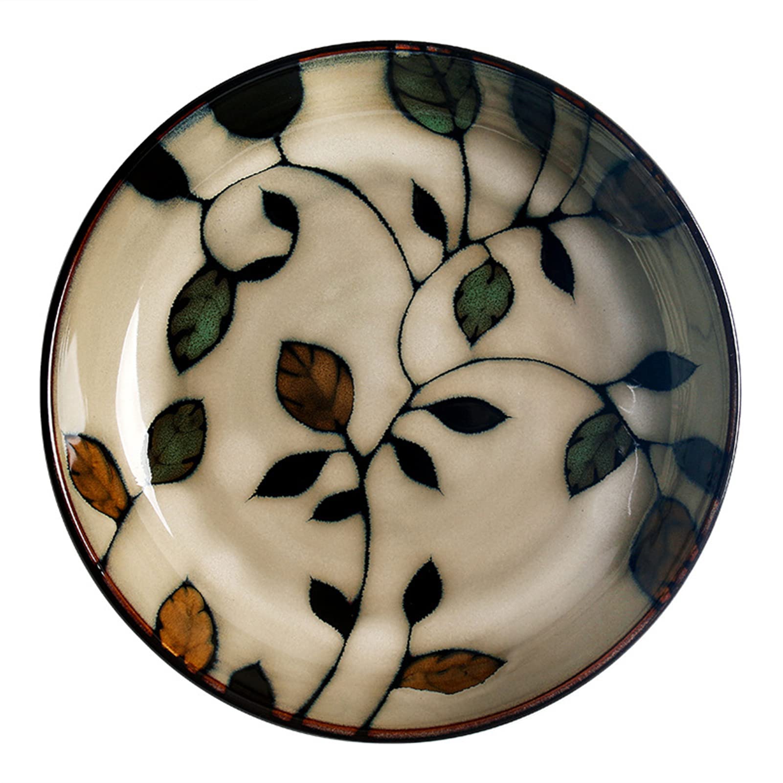 16-częściowy porcelanowy zestaw naczyń dla 4 osób, kompletny zestaw naczyń z talerzami płaskimi, talerzami deserowymi i miskami, nadaje się do kuchenki mikrofalowej i zmywarki