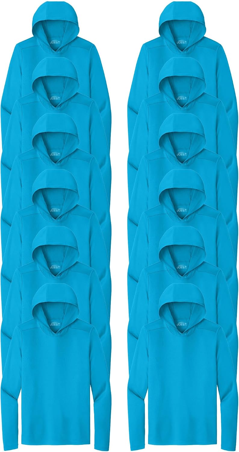 Joe's USA Men's Posi-UV Pro Long Sleeve Hoodies