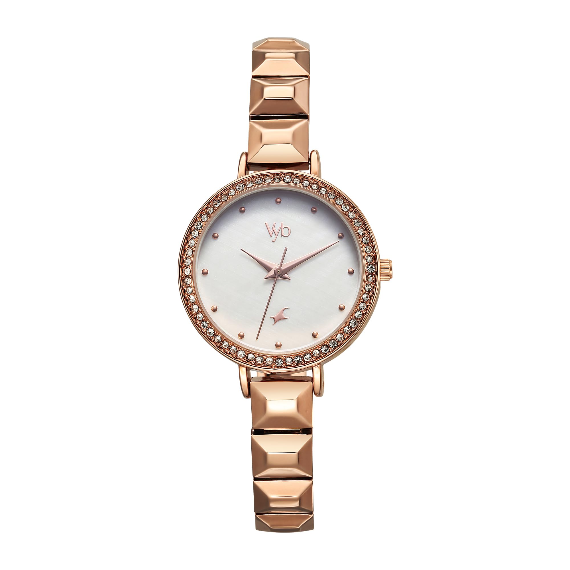 Fastrack Analog Mother of Pearl Dial Women's Watch-FV60050WM01W-image-48