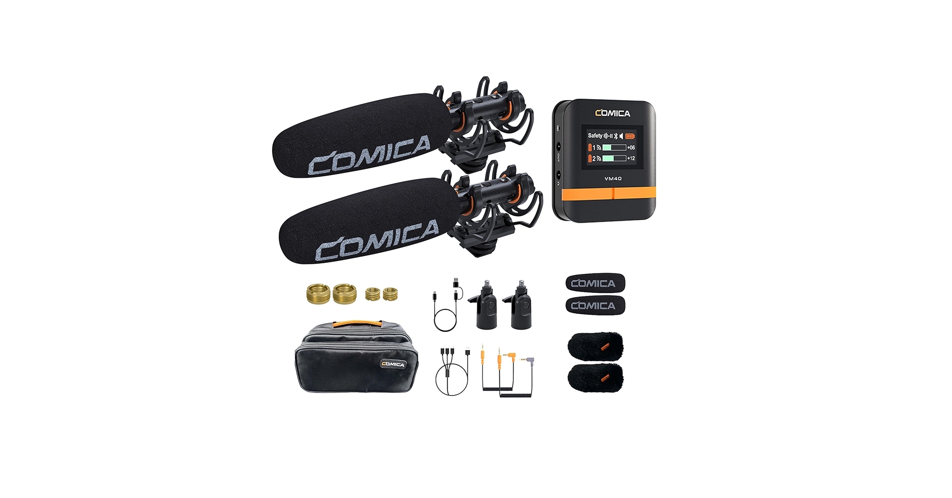 ★新品・未開封★ COMICA VM40 ワイヤレスショットガンマイク Amazon.com : COMICA VM40 Shotgun Microphone with Wireless