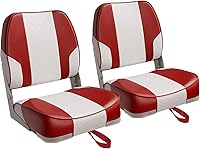 Vista 13 de 2 asientos Leader Accessories plegables, de respaldo bajo, para embarcación