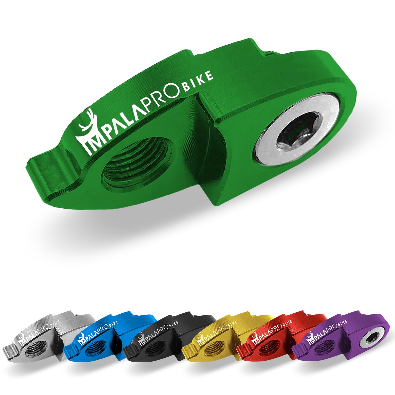 IMPALAPRO BIKE Rear Derailleur Extender - Shimano Derailleur Hanger - Carrera Gear Hanger - High Durability and Compatibility (Green) — image 1