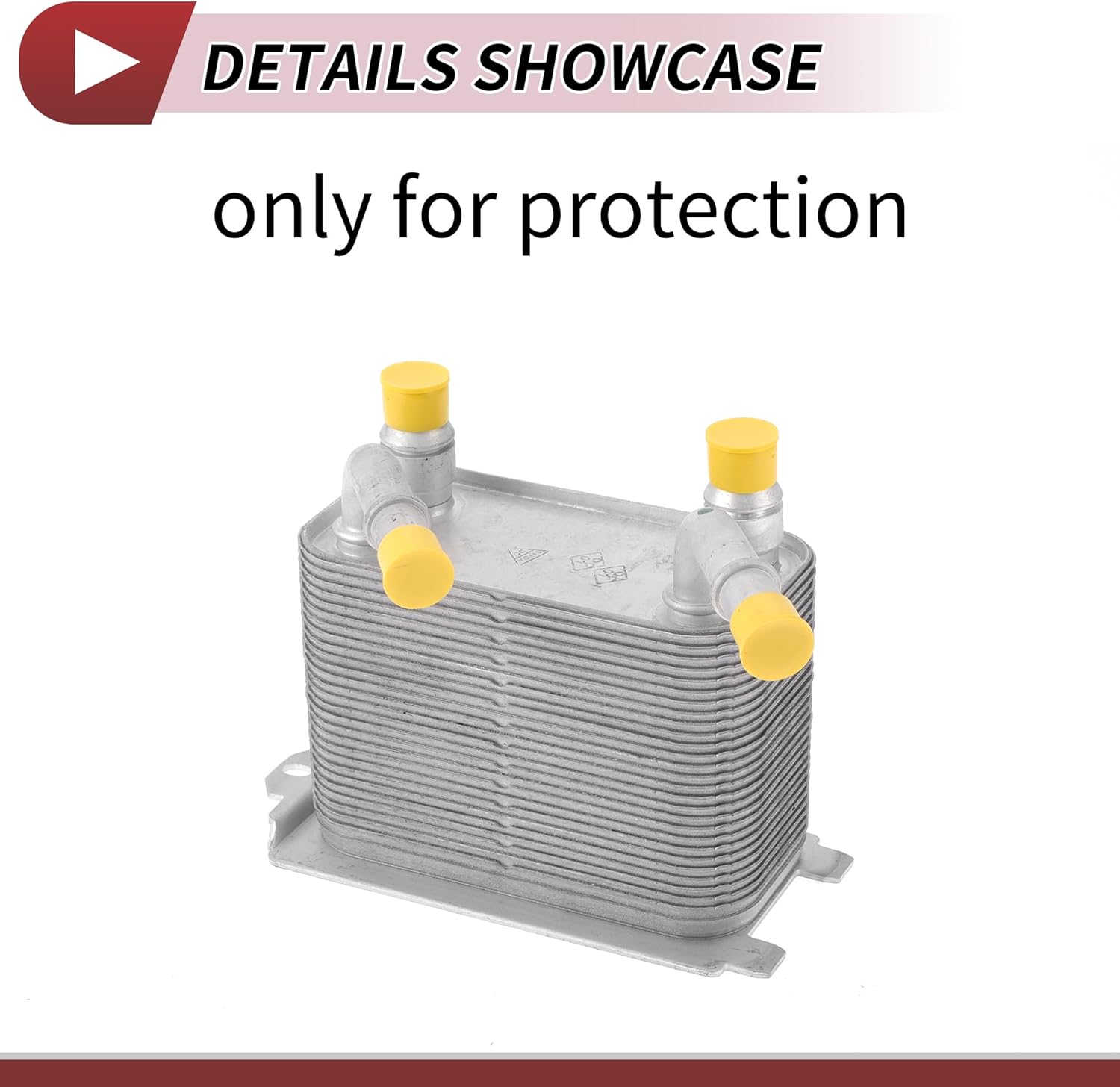 1 Pc Engine Oil Cooler for Land Rover Range Rover 2006-2009 Engine Transmission Oil Cooler No.LR015152 Silver Tone Aluminum Alloy