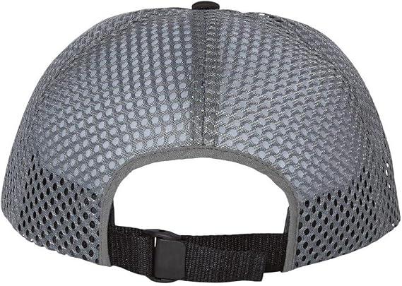 Richardson Rouge Wide Set Mesh Cap One Size Black/Charcoal