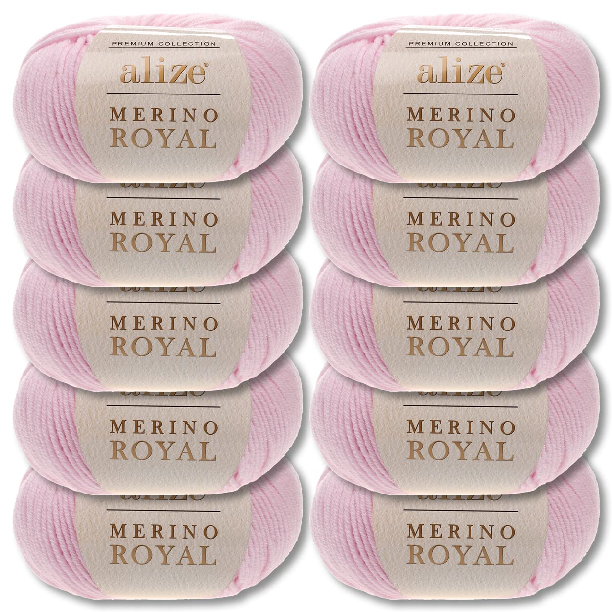 Alize Merino Royal 100% Lana Merino | 3 Gomitoli Da 50g | Colore Blu Scuro 58 | Superwash, Lavabile In Lavatrice | Per Maglieria, Cappelli, Sciarpe