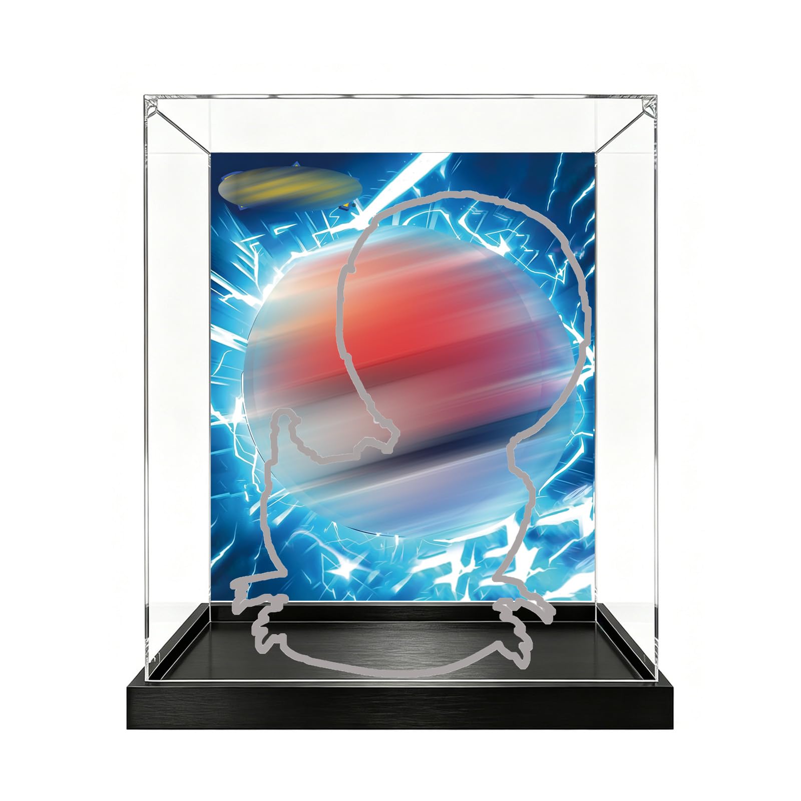 Clear Acrylic Display Case Only for Lego 72154 Model (Background-1)