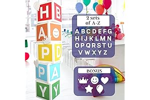 Rainbow Party Decorations - Custom Letter Boxes for Personalized Name and Fun Cutouts
