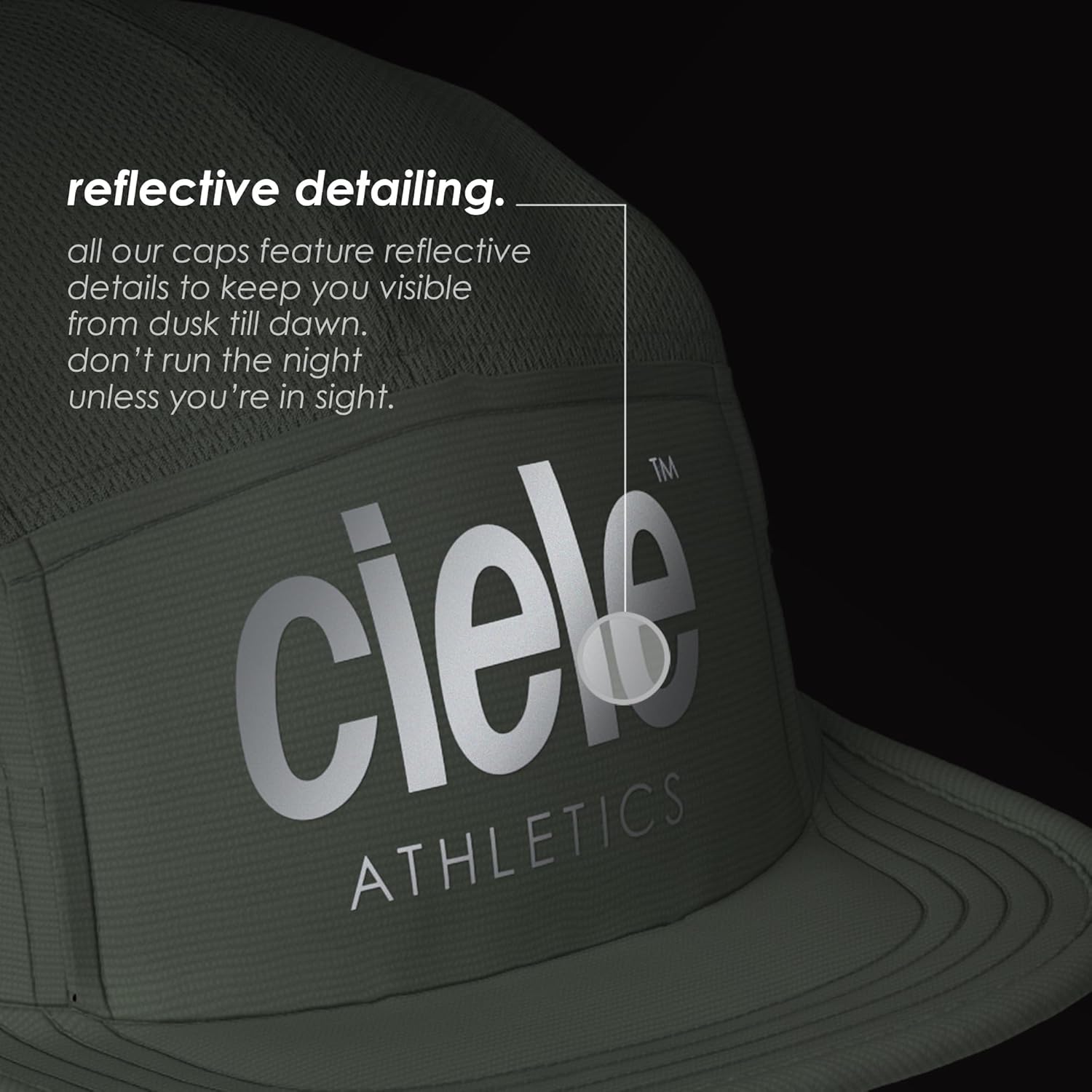 Ciele Athletics GOCap - Premium Washable Moisture Wicking Hat with Sun Protection, 5-Panel Knit Running Hat