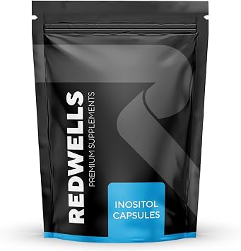 Myo Inositol 500 mg | 30 Capsules | No Fillers | Up to 1,500 mg daily | 30 servings | GMO free | No additives | Suitable for vegans
