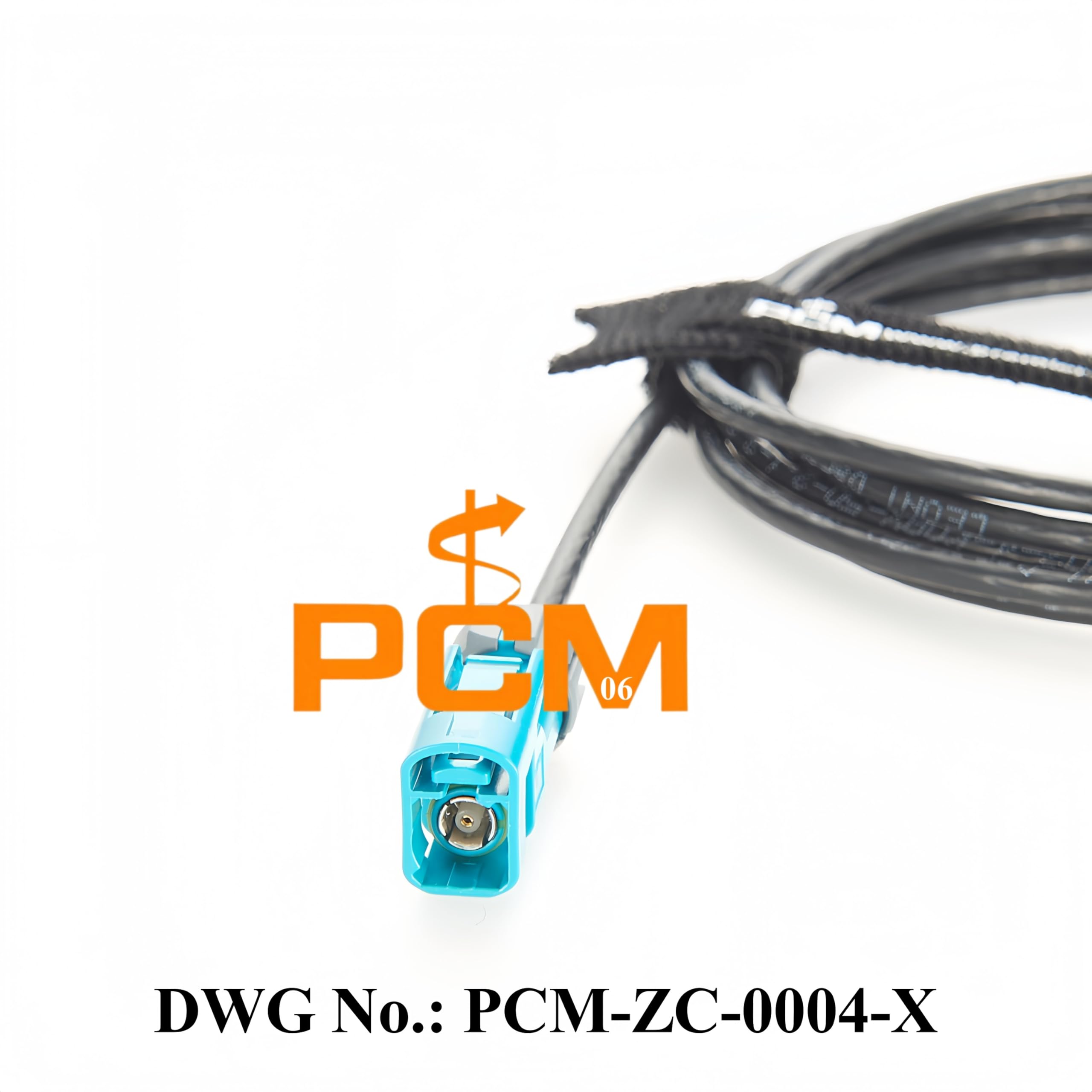 Fakra Antena Rosenberger - Cable coaxial RF impermeable IP67, conector Z macho a hembra, cable de extensión 59Z176-C01-Z a 59Z163-003-Z para cámaras FPD-Link III/GMSL2 (2 m)