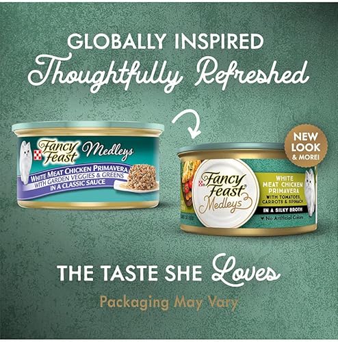 Miniatura 2 de Fancy Feast Elegant Medley - Comida para gatos con pollo y Primavera (6 latas)