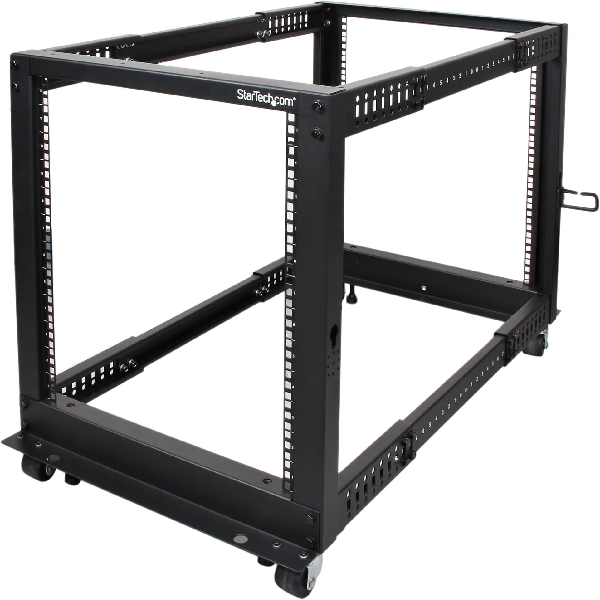 StarTech.com 4-Pfosten 12 HE Mobiles Open Frame Serverrack, 19 Zoll ...