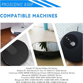 3400mAh D071-INR-CH-4S1P MD-C30B Vacuum Battery Replacement for Proscenic 830P, 820P, 820T, 820S, 800T, Blaupunkt BPK-VCBB1XB, V-tac VT-5555 VT-5556, Panda X7, for Kitfort KT-545 Robot Vacuum Cleaner