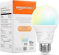 Vista 9 de Bombilla LED inteligente A19 Yaxa Basics, cambio de color, 9 W (equivalente a 60 W), 800 lm, funciona solo con Alexa, Wi-Fi de 2,4 GHz,