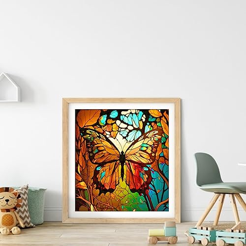 Miniatura 3 de KICHANG Butterfly Diamond Painting Kits 5D Diamond Painting,DIY Diamond Art Diamond Painting Kits for Adults,Round Full Drill Diamonds,Diamond Dots