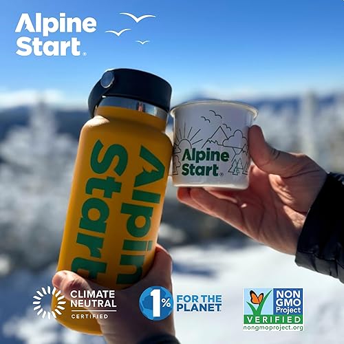 Vista 29 de Alpine Start Instant Coffee Original Blend Medium Roast - Individual Powder Mix From High Altitude Arabica Coffee Beans - Hot or Cold Brew for Home