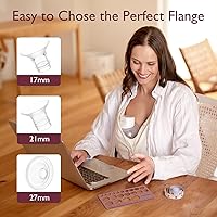Vista 6 de Momcozy Regla de pezón para tamaño de brida, herramienta de medición de silicona suave y flexible para tamaño de extractor de leche, compatible