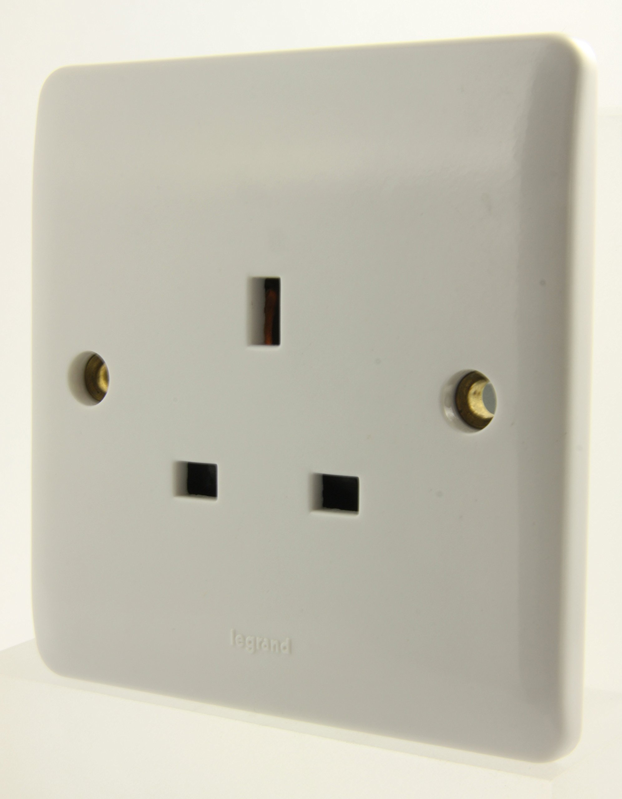 Legrand Synergy 7300 65-13a Slimline 1 Gang Un-Switched Socket