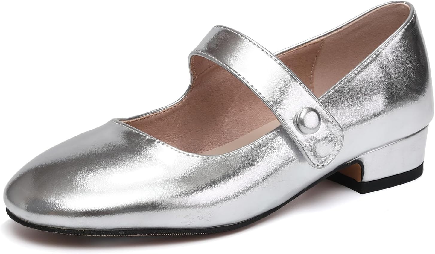 Girls' Ballroom Dance Shoes Mary Jane Party Wedding Princess Dress Shoes Toddler/Little Kid/Big Kid, Model DS-18070