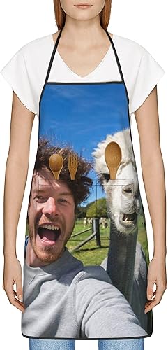 Miniatura 2 de Delantal personalizado, diseño personalizado, con texto, logotipo, delantales, suministros de cocina impermeables para cocinero, servicio de