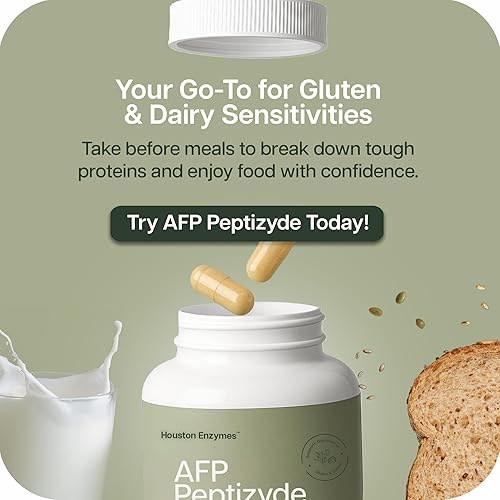 Miniatura 8 de Houston Enzymes  Peptizyde AFP  90 cápsulas  Combinación de enzimas formulada profesionalmente con actividad DPP IV  Apoya la digestión de proteínas