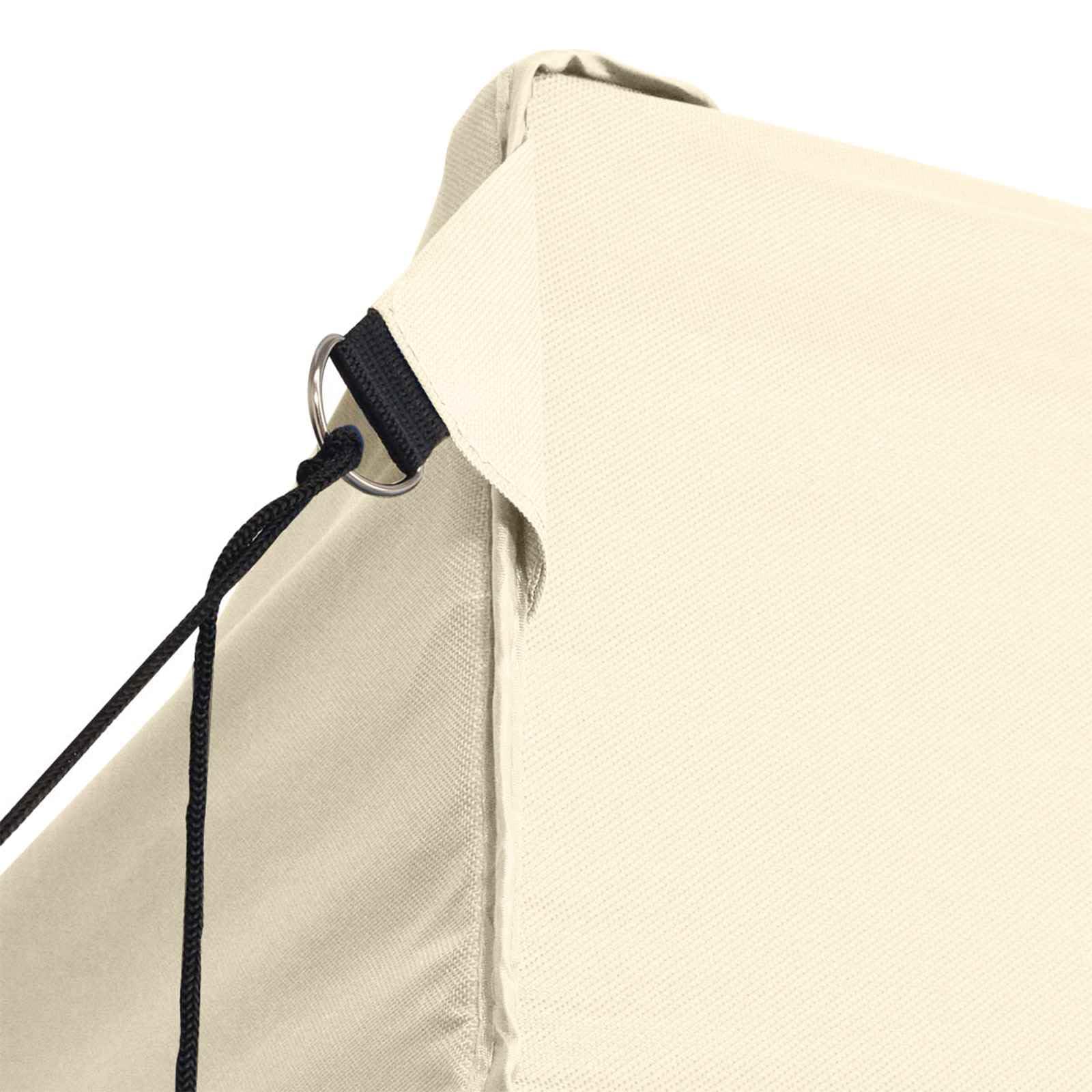 Party-Zelt Creme 291 x 431 x 315 cm Oxford-Stoff, Pavillon, Faltpavillon, Festzelt, Gartenpavillon mit Sonnenschutz, Regenschutz und rollbarer Tasche für Terrasse, Garten, Hochzeit