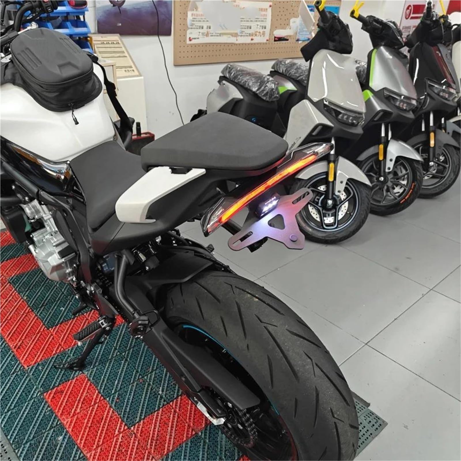 Porta Targa Moto Per 675NK SS Moto 675SR R Kit Di Eliminazione Parafango Porta Targa Posteriore Per Non Pieghevole