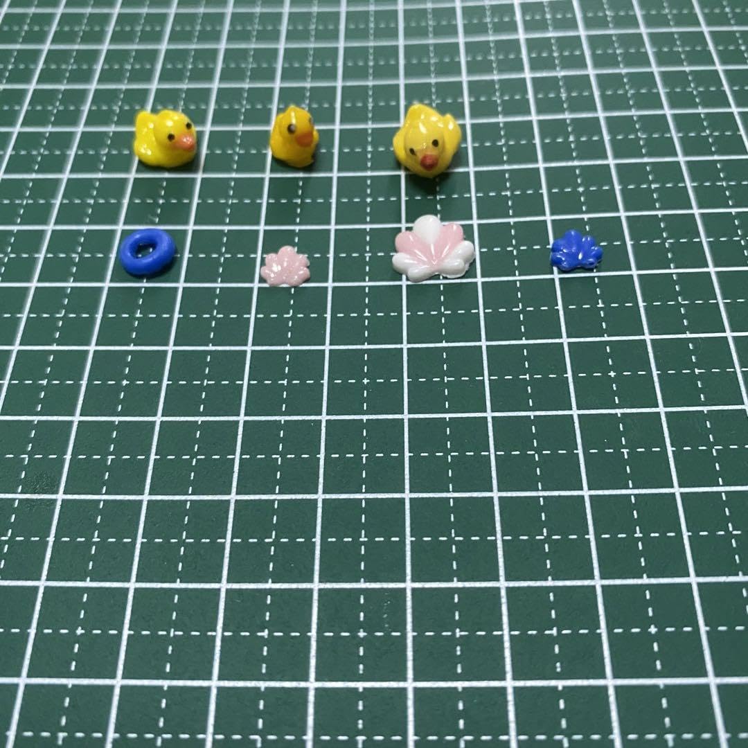 Amazon | ネイルパーツ 夏セット まとめ売り アヒル 貝殻 シェル 浮き