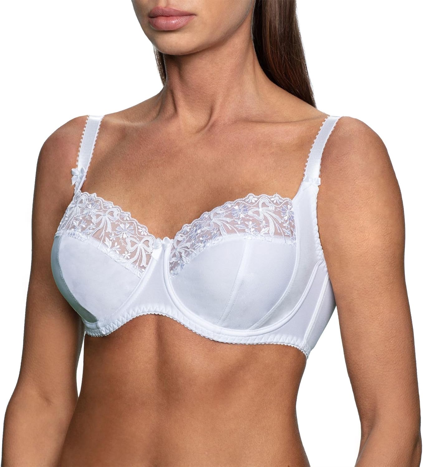 Women's Minimizer Bra with Lace, Underwire, Plus Size