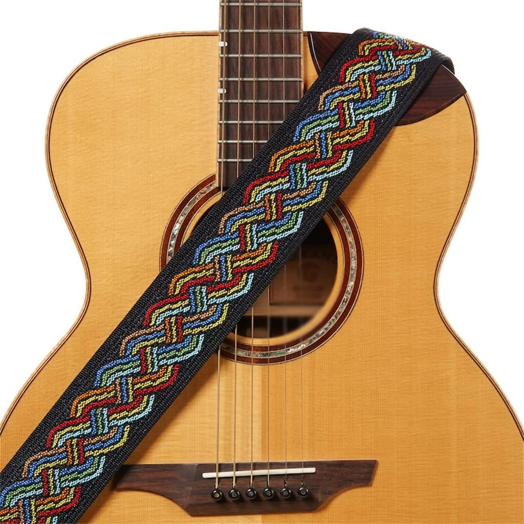 Embroidered Guitar Strap Bass Strap Suitable For All Models Of Acoustic Guitar Electric Guitar