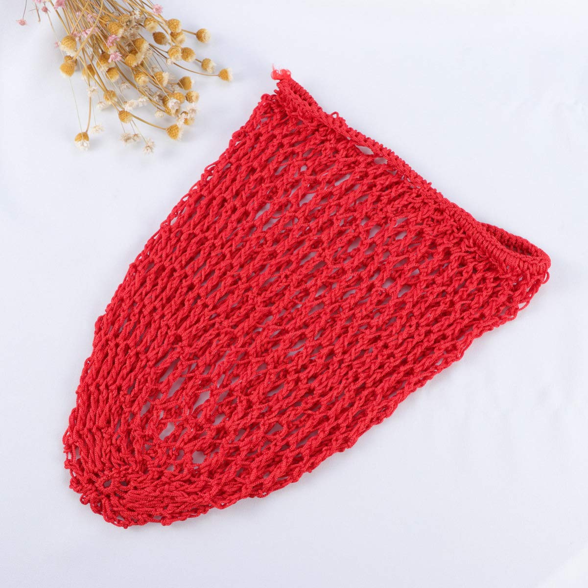 Lurrose Elastic Hair Net Beaded Hair Snood Mesh Crocheted Net Cap Girl Cover Black Elastic Ties Wrap Womens Caps and Hats Bands To Sleep Scarf Cover Work