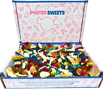 Yummy Gummy Hamper, Jelly Sweets, Sweet Gift Box, Adults and Kids, Gift for Get Well Soon, Birthday, Christmas POSTED SWEETS