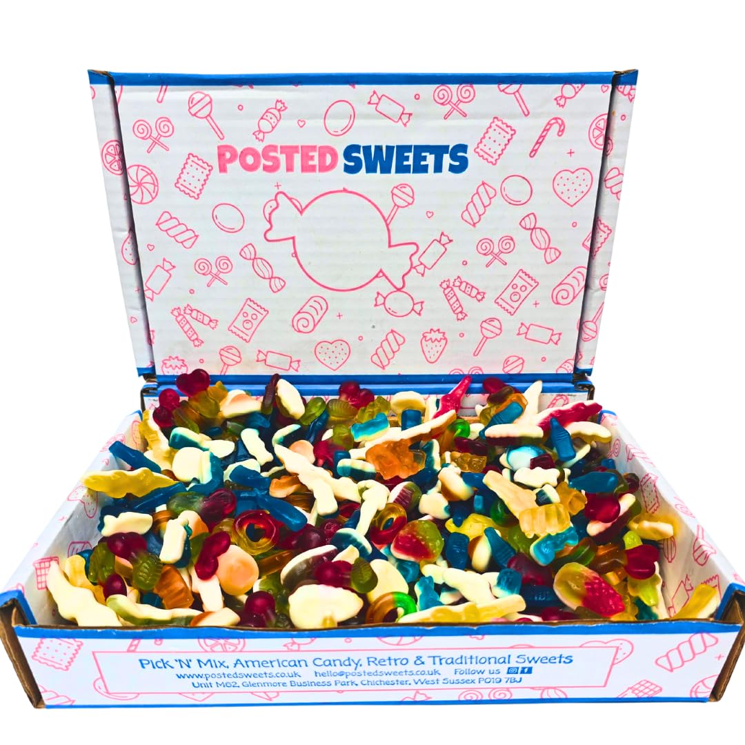Yummy Gummy Hamper, Jelly Sweets, Sweet Gift Box, Adults and Kids, Gift for Get Well Soon, Birthday, Christmas POSTED SWEETS