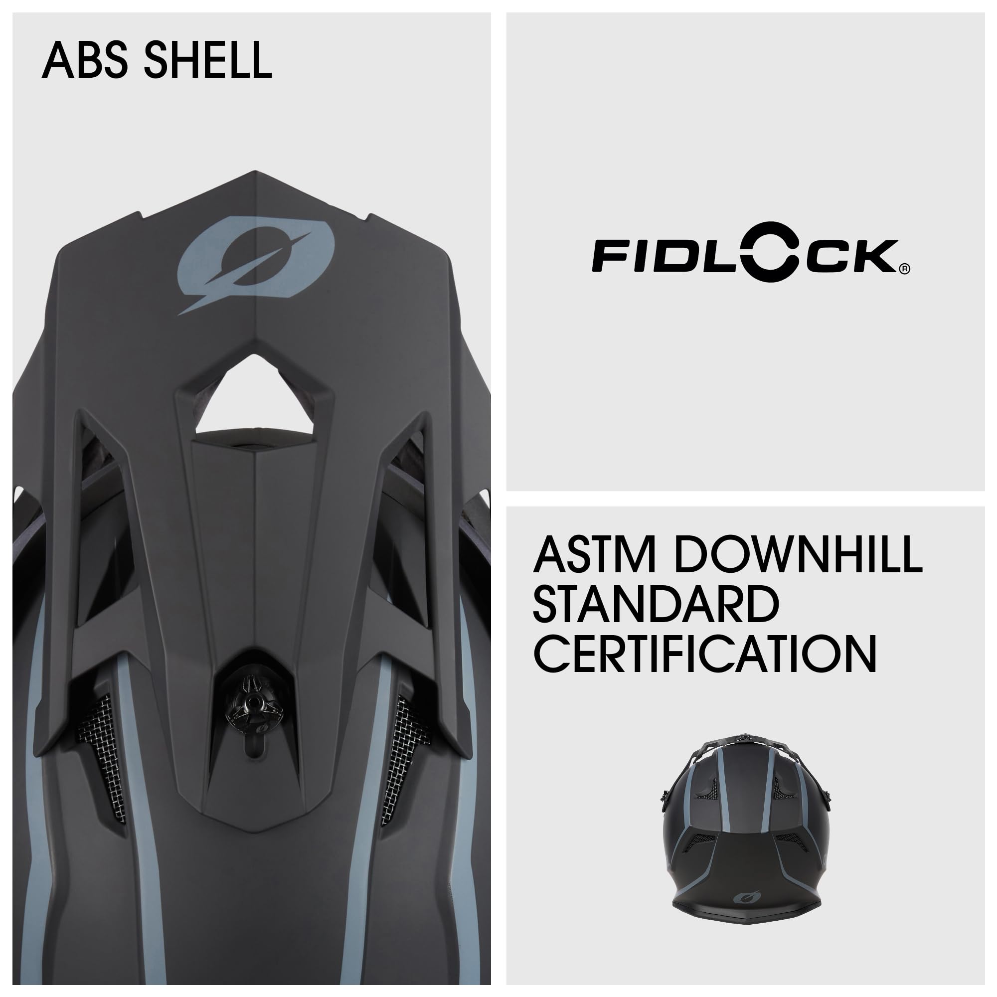 O'NEAL | Casco MTB Downhill | Standard di sicurezza EN1078, aperture di ventilazione per il raffreddamento, calotta esterna in ABS | Casco DROP DH | Adulto