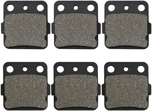 Yerbay Pastillas de freno delanteras y traseras para Yamaha Raptor 660 YFM660 2001-2004 Raptor 350 YFM350 2004-2010 para Honda TRX300 1993-2009 TRX