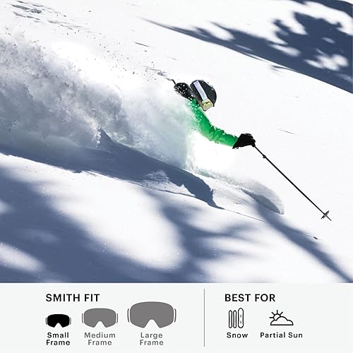 Miniatura 7 de SMITH 4D MAG S - Gafas con lente ChromaPop, gafas para deportes de nieve de alto rendimiento con tecnología de cambio de lente fácil para esquí y