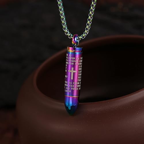 Miniatura 6 de Collar de urna, collar de urna de cremación para cenizas, colgante conmemorativo de recuerdo celta, joyería de urna impermeable, medallón de acero