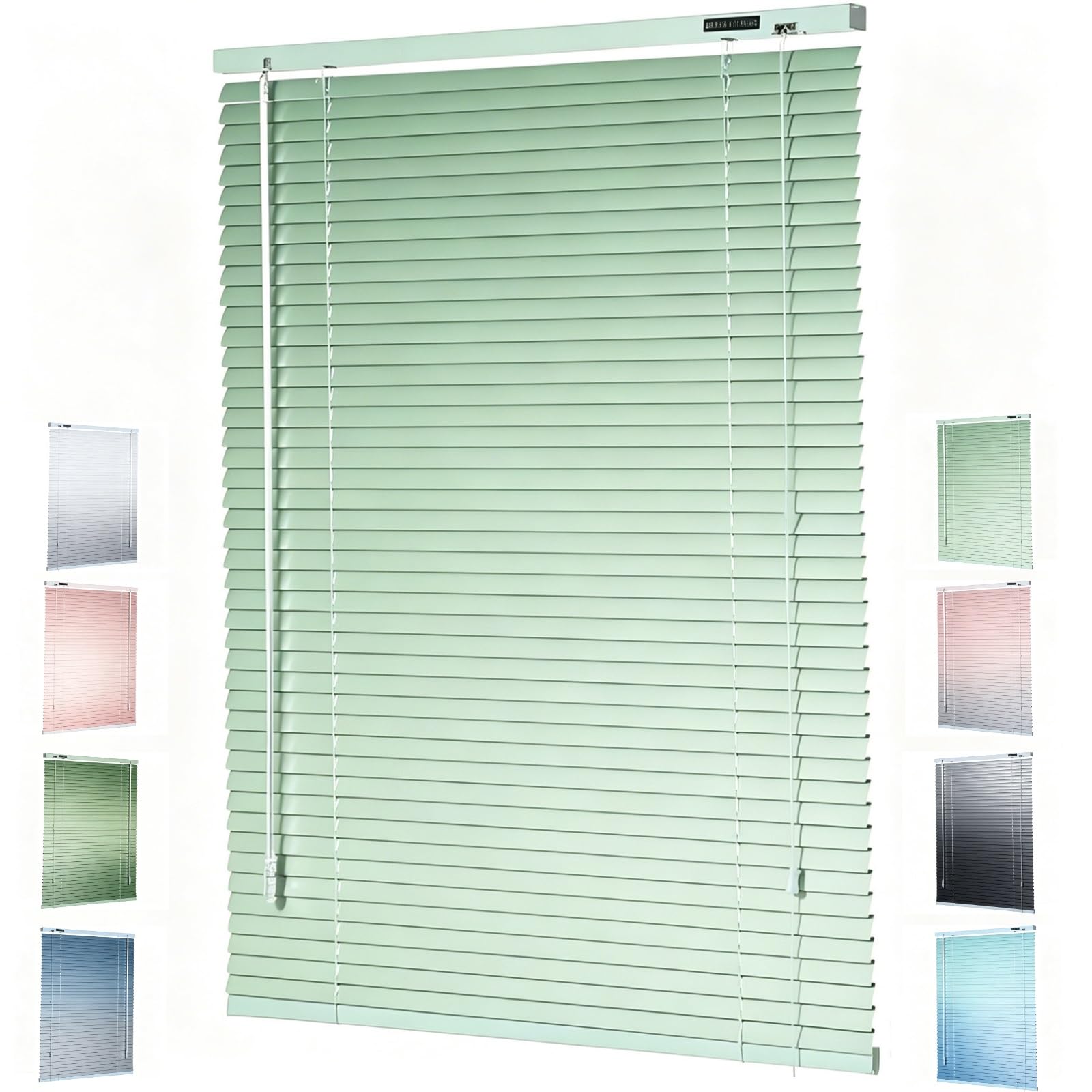 Persiana veneciana aluminio 25mm regulador de luz ventanas hogar baño 60x130