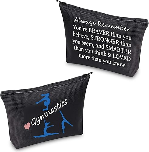 Miniatura 2 de CMNIM Regalos de gimnasia, bolsa de maquillaje para gimnasia, bolsa de cosméticos, regalos para niñas, bolsa de viaje de gimnasia, bolsa de aseo,