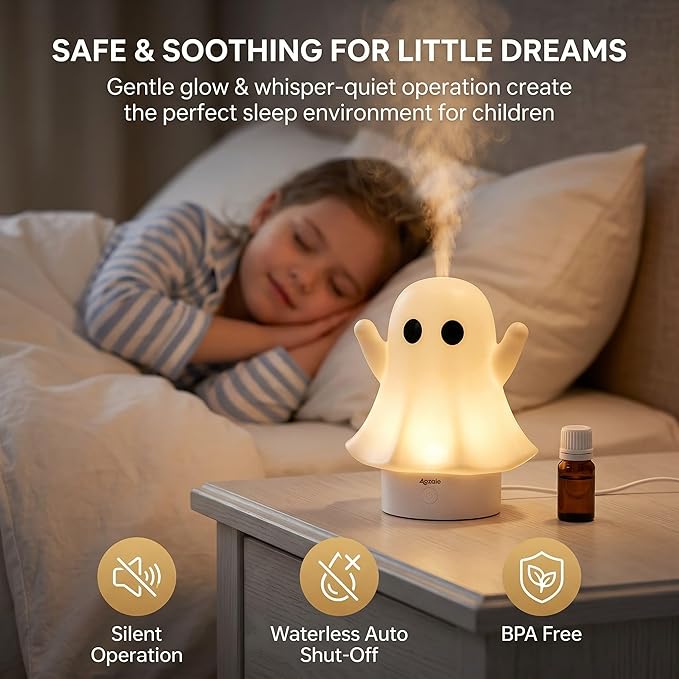 Difusor de Aceites Esenciales Fantasma Cute 120mL Ultrasonido miniatura 4