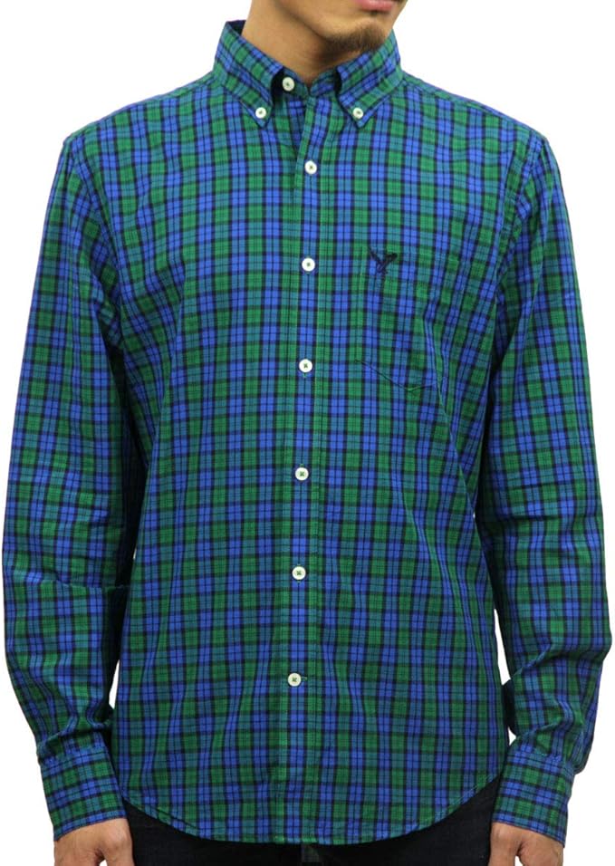 Amazon アメリカンイーグル American Eagle 正規品 メンズ 長袖シャツ Button Down Shirt 0513 8692 Xs 並行輸入品 コード 1 並行輸入品 シャツ 通販