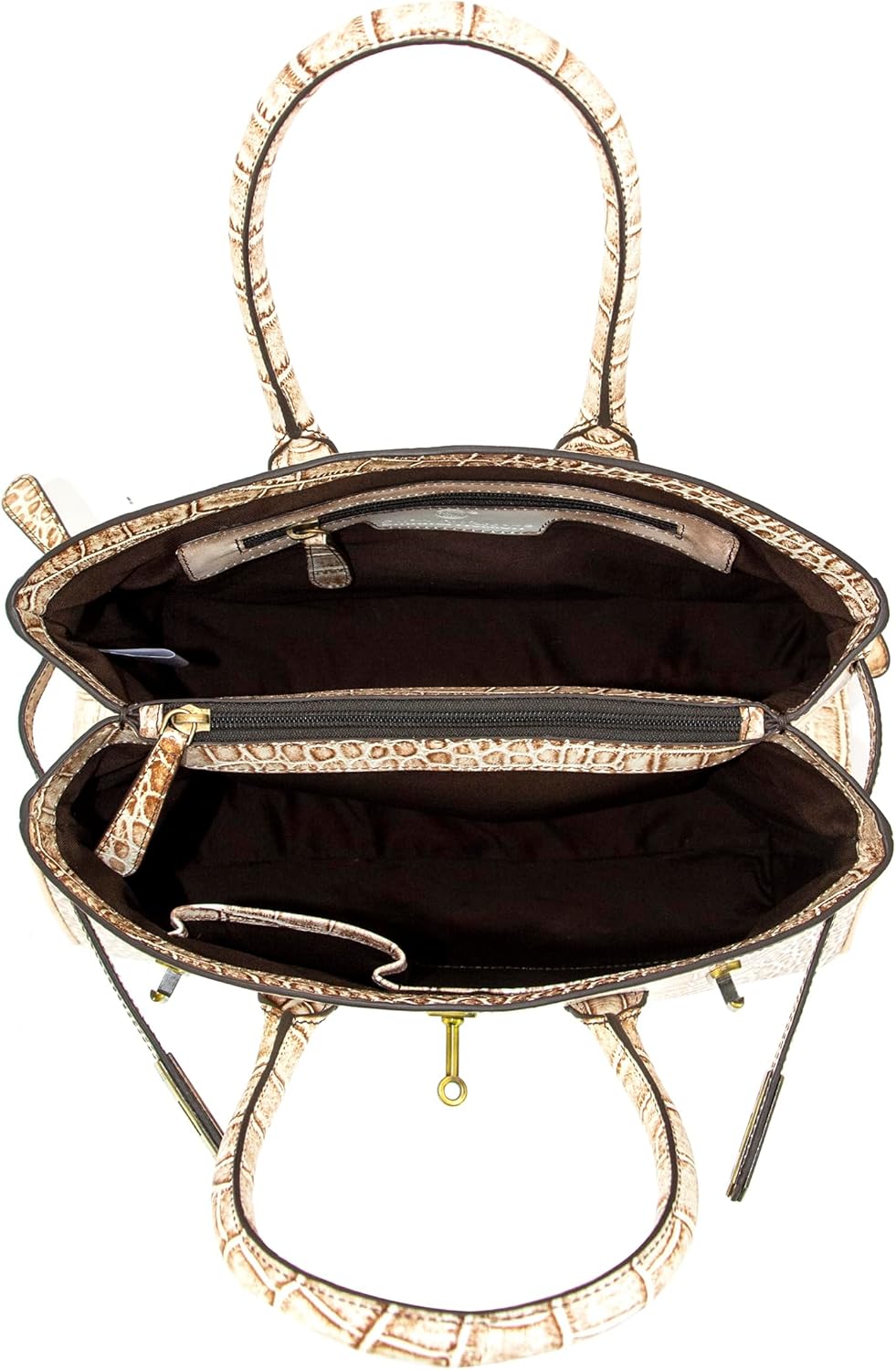 womens S&w Croc Handbag