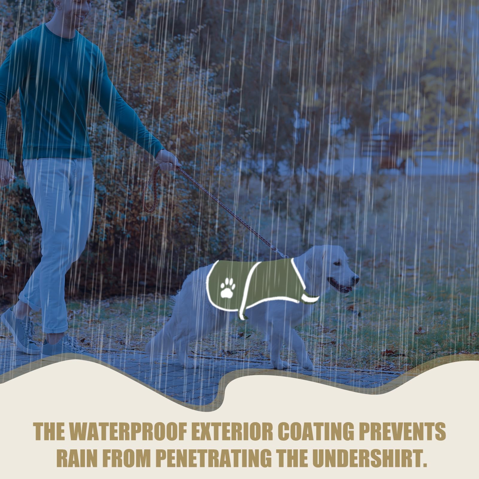 Gilet de Sécurité Réfléchissant pour Chien, Veste Haute Visibilité avec Bandes Réfléchissantes, Confortable et Résistant, pour Promenades Nocturnes et Activités Extérieures, Taille M