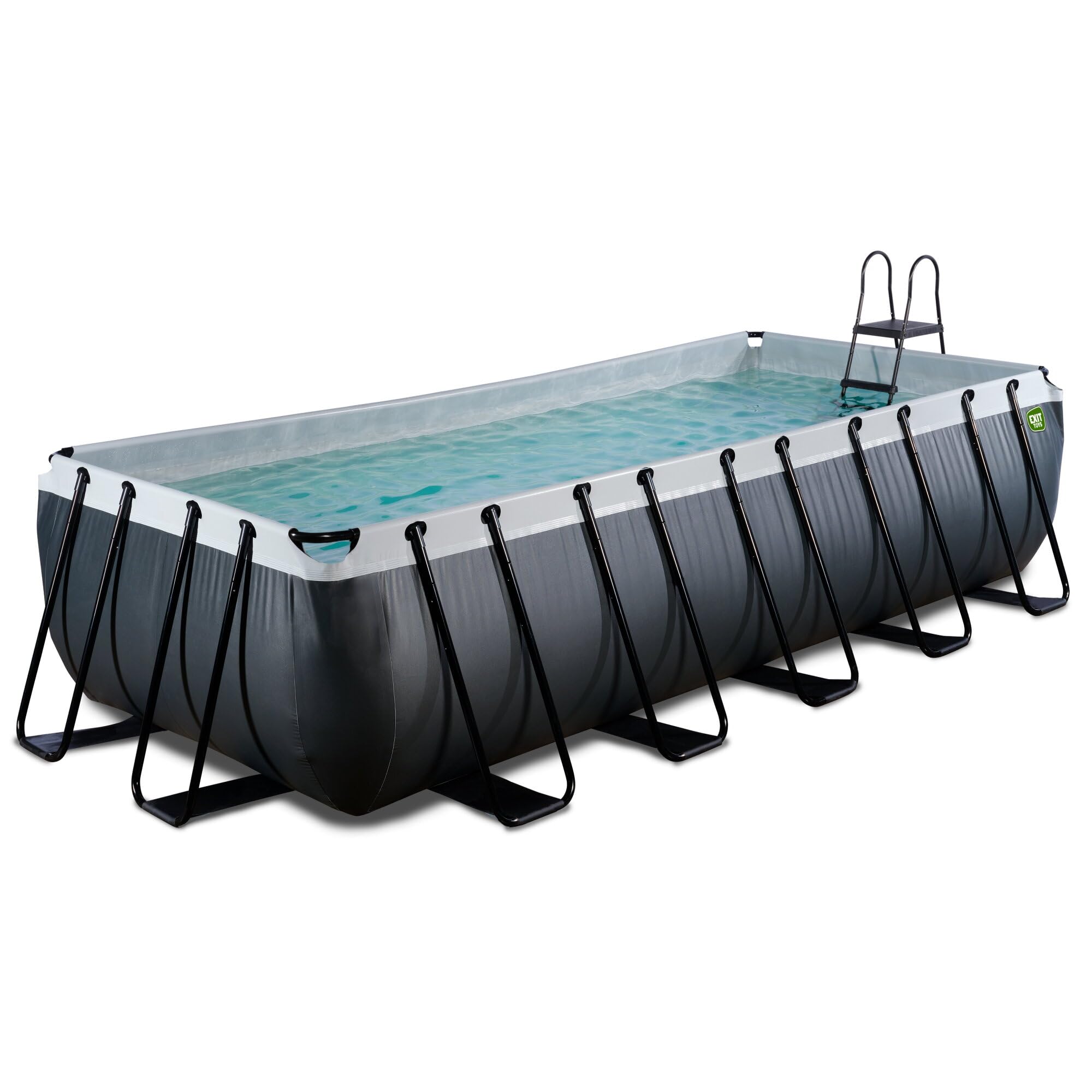 EXIT Toys Piscina de Suelo Rectangular 540 x 250 x 122 cm jardín con Filtro